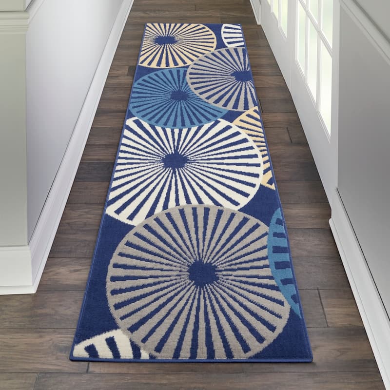 Nourison Grafix Modern Geometric Area Rug