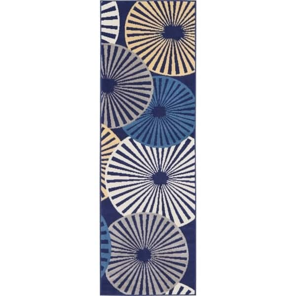 Nourison Grafix Modern Geometric Area Rug