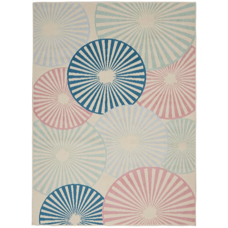 Nourison Grafix Modern Geometric Area Rug