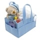 preview thumbnail 3 of 13, Foldable Felt Nursery Caddy Organizer Blue