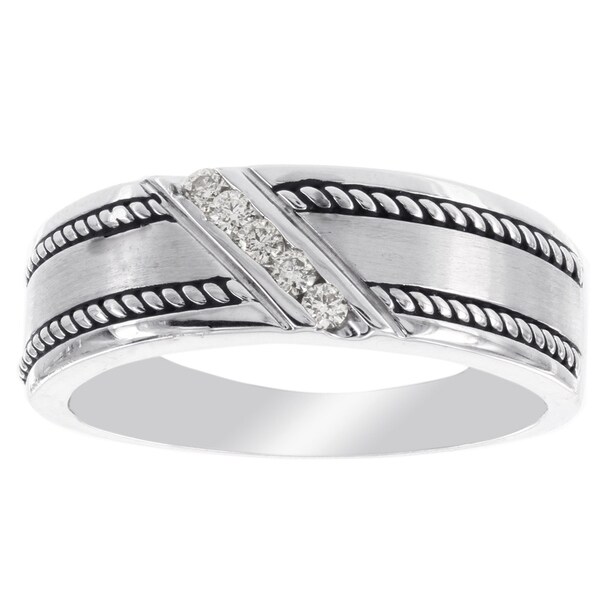 H Star 10 Karat White Gold 1 Carat Diamond Men S Wedding H Star 10 Karat White Gold 1 Carat Diamond Men X27