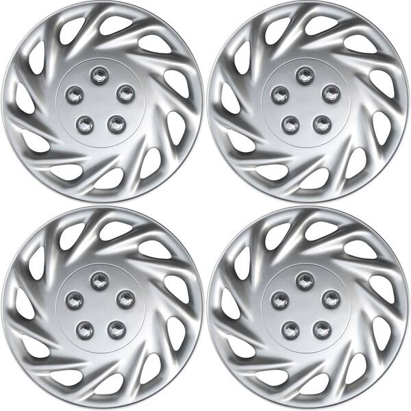 Shop Oxgord Silver 17 Inch Wheel Cover Hub Cap Ford Escort 0887 Overstock 19477490