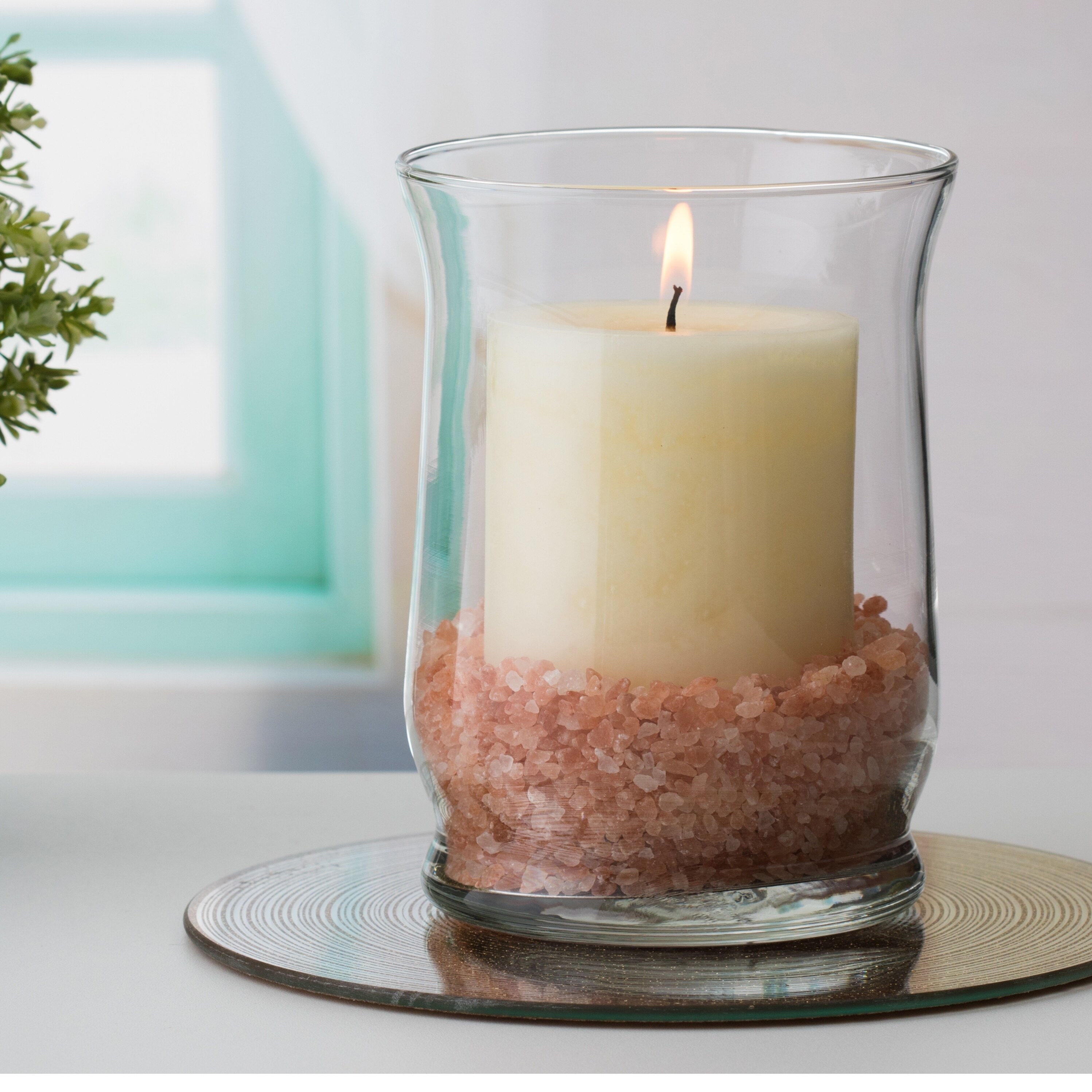 Libbey Adorn 4Piece Glass Hurricane Vase Set, 6inch White eBay