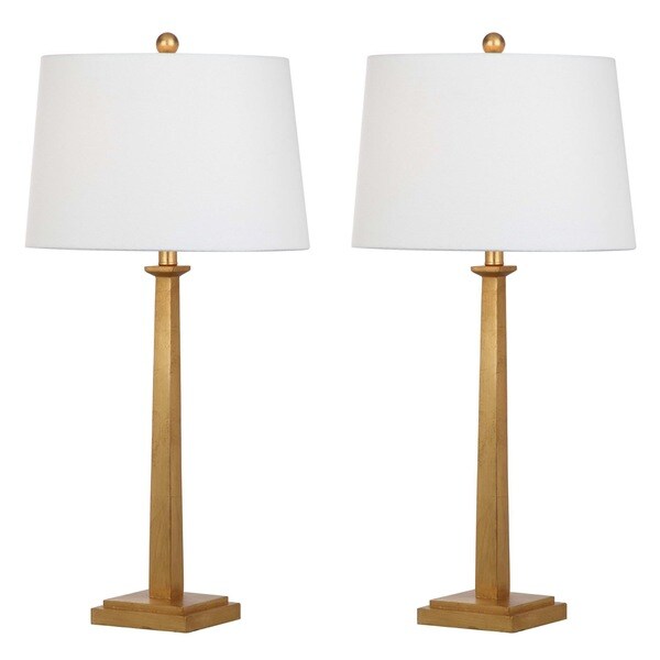 Safavieh Lighting 31.5-inch Andino Gold Table Lamp (Set of 2)