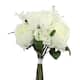 10 Stems Faux English Rose and Rose Bud Bouquet