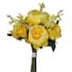 10 Stems Faux English Rose and Rose Bud Bouquet