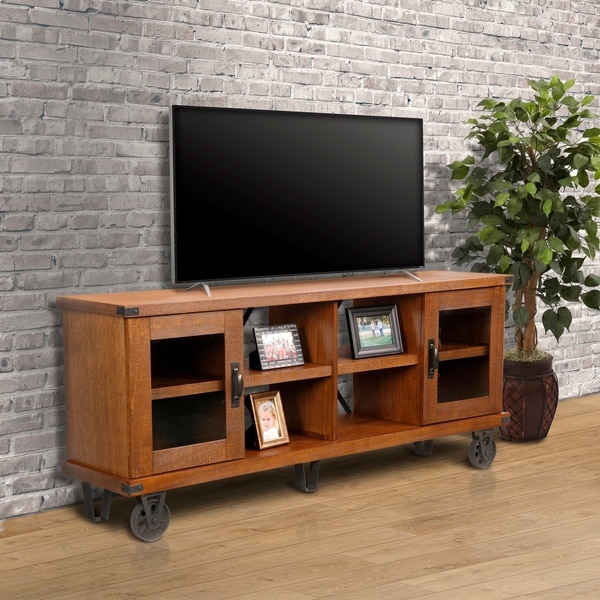 Os Home 70 Inch Tv Console With Gl Doors On Os Home 70 Inch Tv Console With Gl Doors