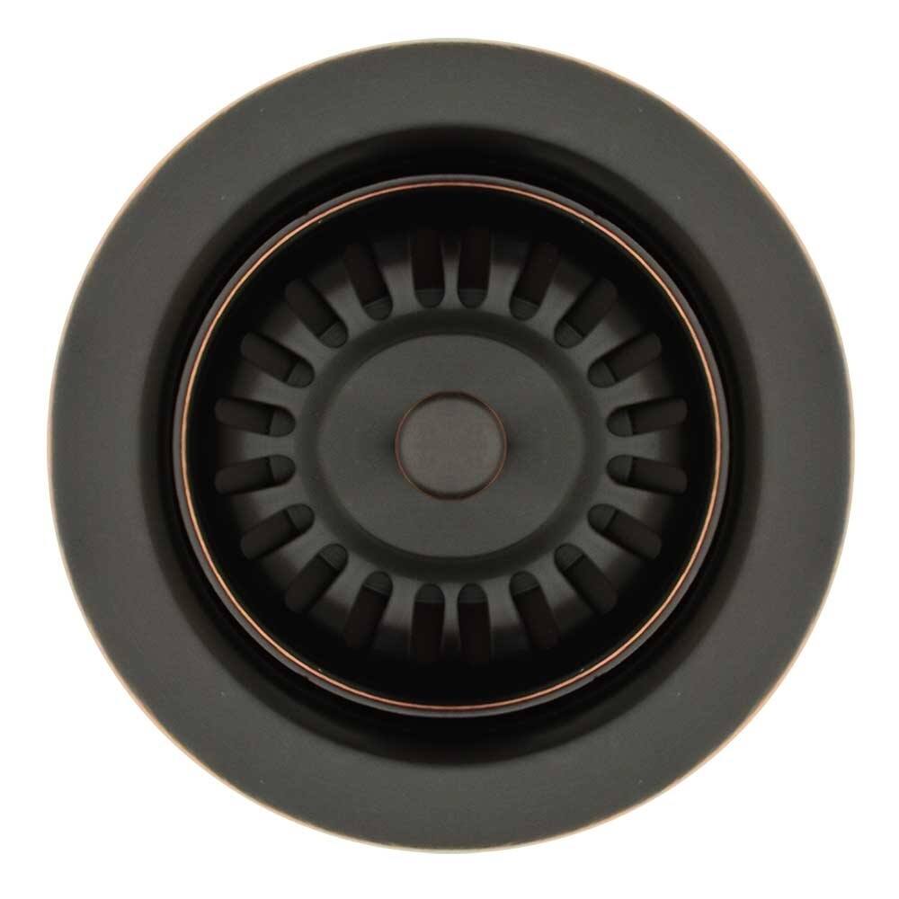 Whitehaus Collection 3 1/2" basket strainer for deep fireclay applications