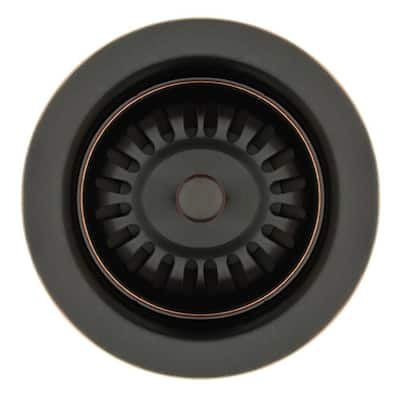 Whitehaus Collection 3 1/2" basket strainer for deep fireclay applications