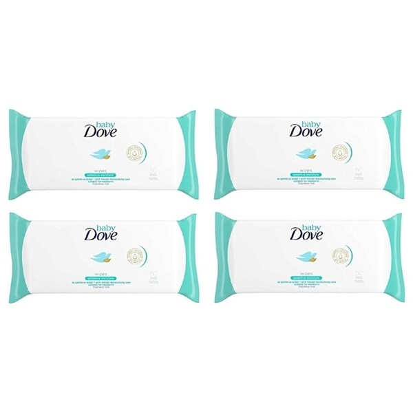 Dove Baby Wipes Sensitive Moisture 50 Wipes Pack of 6