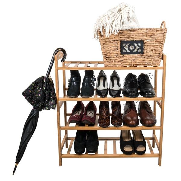 Shop Sorbus Shoe Rack 4 Tier Shoes Rack Organizer Overstock 19484459