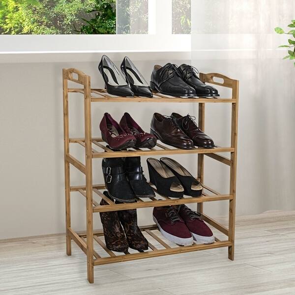 Shop Sorbus Shoe Rack 4 Tier Shoes Rack Organizer Overstock 19484459