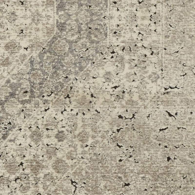 Alexander Carissa Home Vintage Stone Medallion Distressed Rug