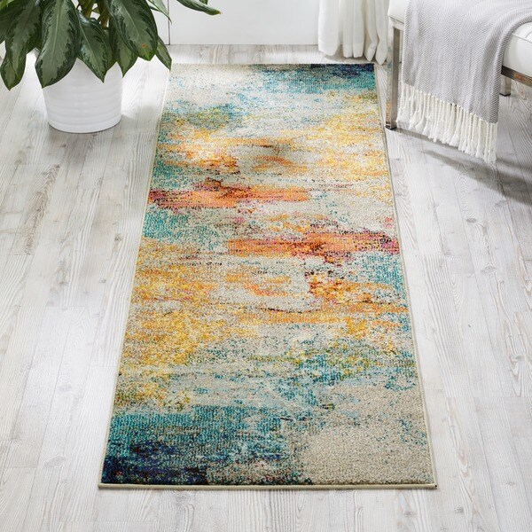 Nourison Celestial Sealife Area Rug - 2' x 6' Runner