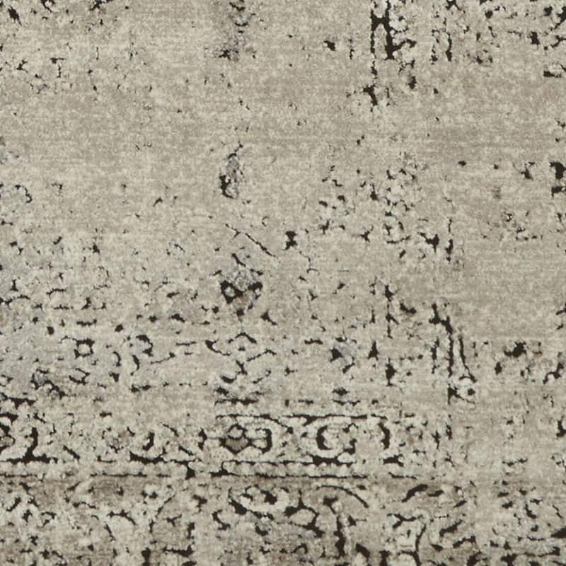 Alexander Home Carissa Stone/Charcoal Distressed Abstract Area Rug
