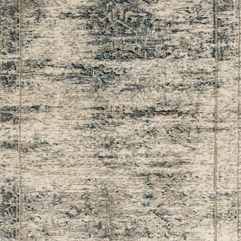 Alexander Home Carissa Diamond Distressed Rug