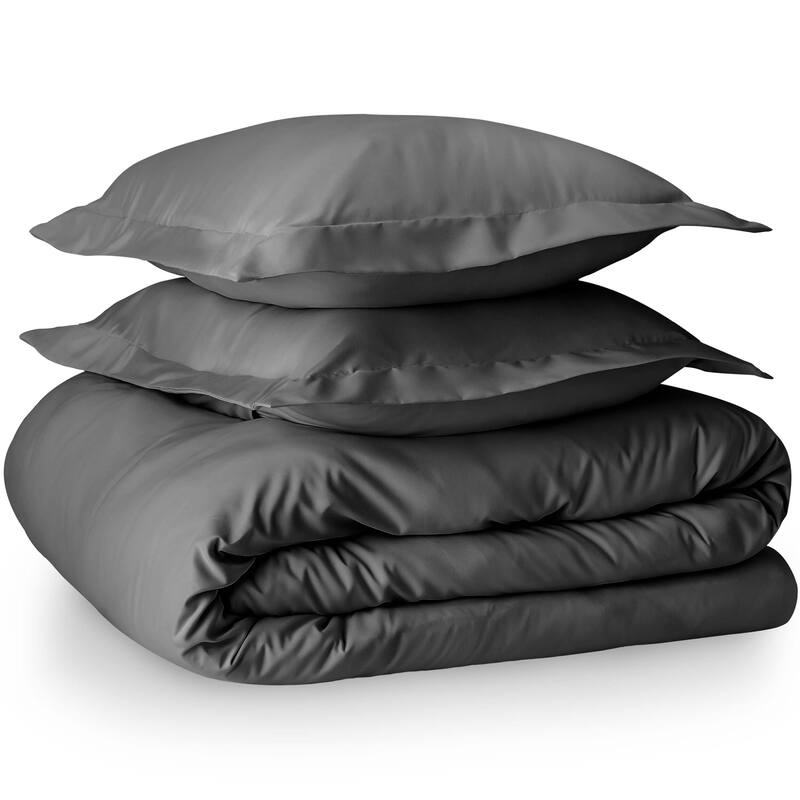 Bare Home Microfiber Duvet Cover & Insert Hypoallergenic Bedding Bundle