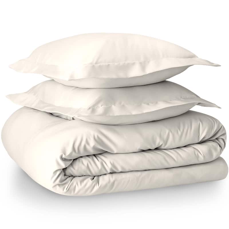 Bare Home Microfiber Duvet Cover & Insert Hypoallergenic Bedding Bundle