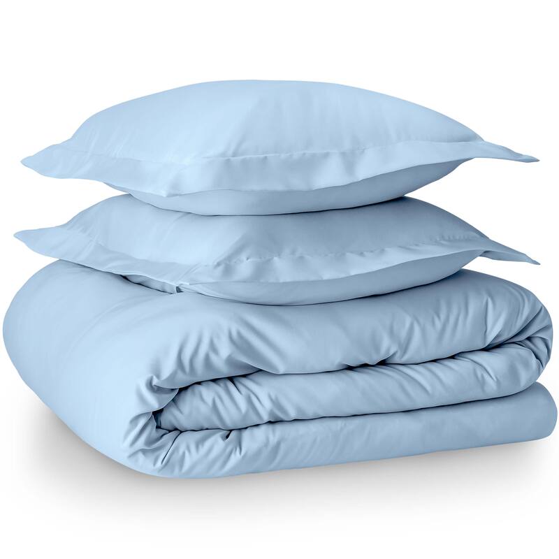 Bare Home Microfiber Duvet Cover & Insert Hypoallergenic Bedding Bundle