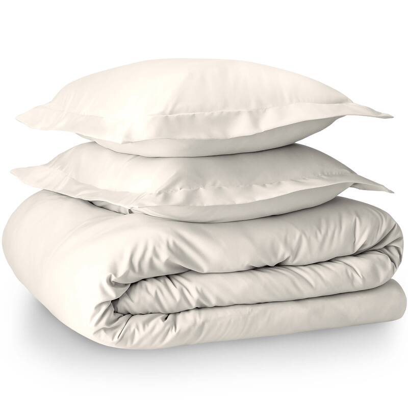 Bare Home Microfiber Duvet Cover & Insert Hypoallergenic Bedding Bundle