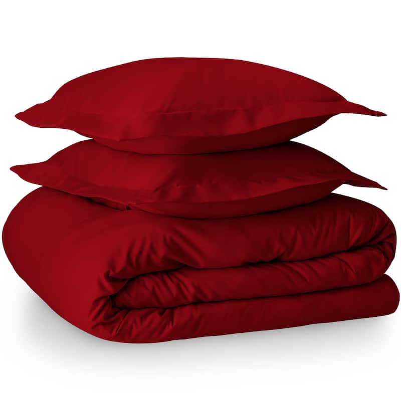 Bare Home Microfiber Duvet Cover & Insert Hypoallergenic Bedding Bundle
