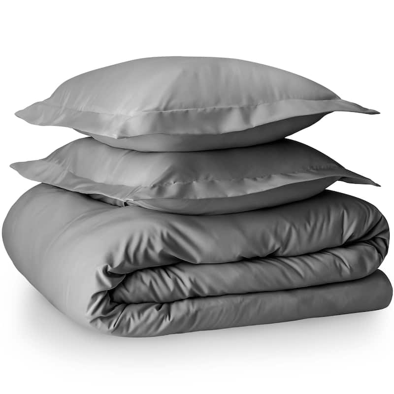 Bare Home Microfiber Duvet Cover & Insert Hypoallergenic Bedding Bundle
