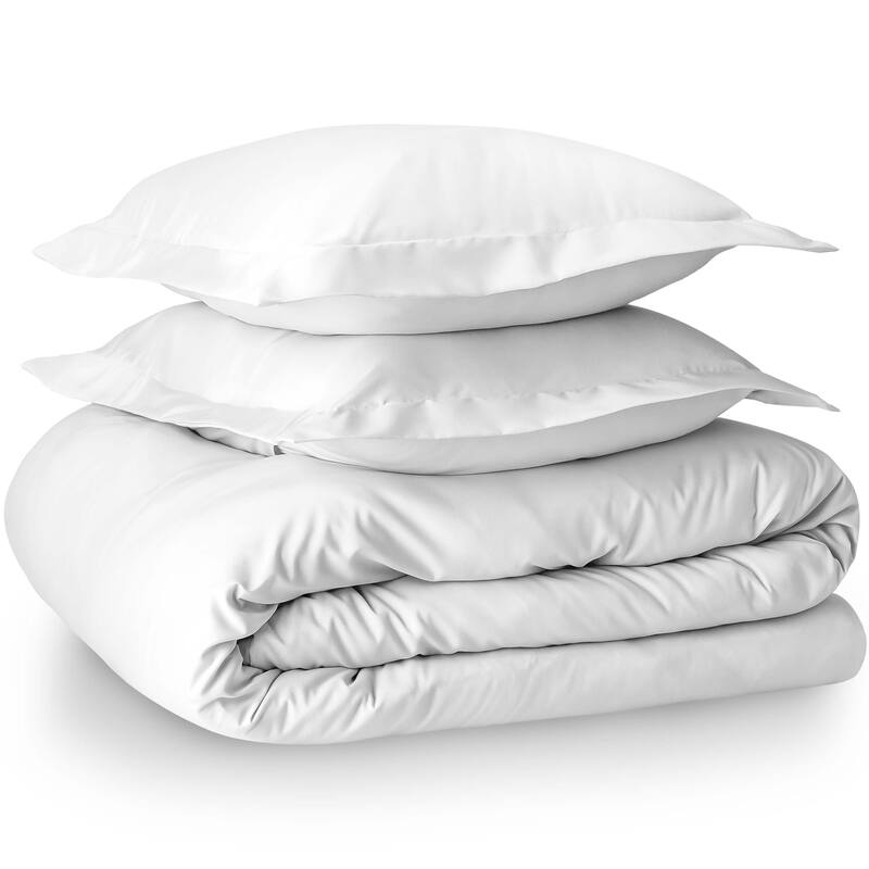 Bare Home Microfiber Duvet Cover & Insert Hypoallergenic Bedding Bundle