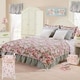 preview thumbnail 2 of 4, Cotton Tale Tea Party Floral Reversible 2 PC Twin Quilt Bedding Set