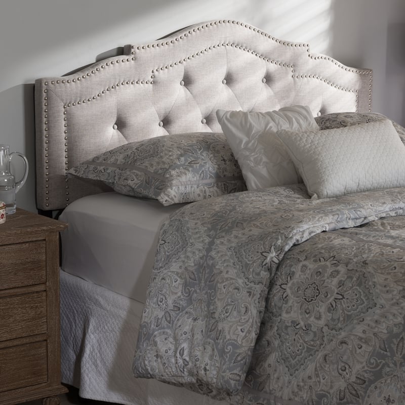 Copper Grove Bigwind Fabric Headboard - Beige - Queen