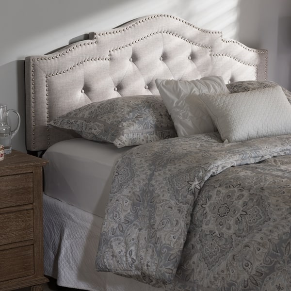 Copper Grove Bigwind Fabric Headboard - Beige - Full