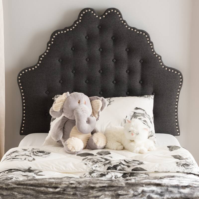 Gracewood Hollow Farouk Contemporary Fabric Headboard