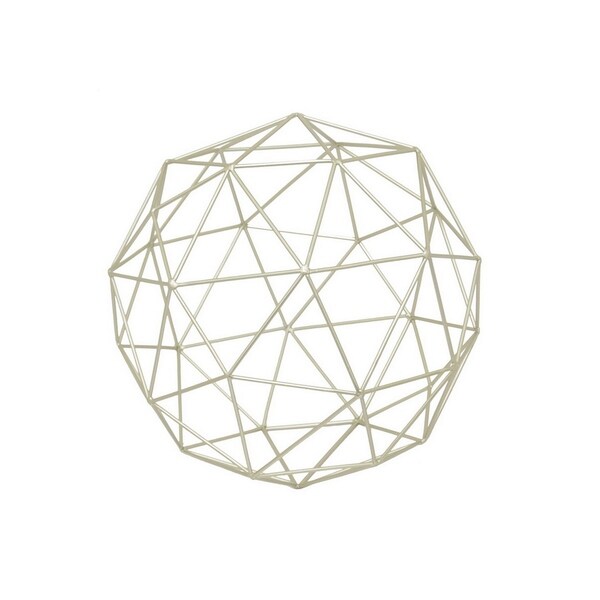 Three Hands Metal Orb -Champagne