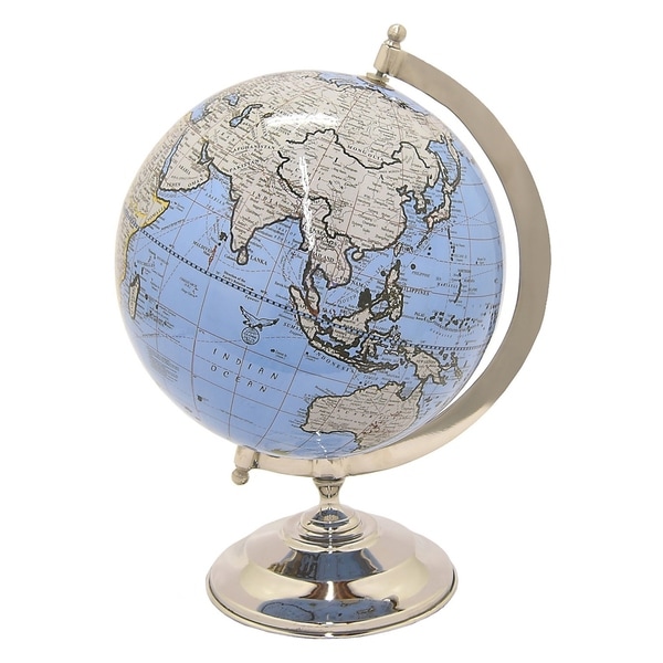 Three Hands Globe 6" - Nickel Base