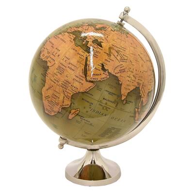 Three Hands Globe 8" - Nickel Base