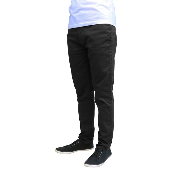 Galaxy By Harvic Men's Slim Fit Stretched Chinos