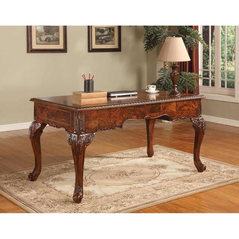 Best Master Furniture CD100 Walnut Executive Desk