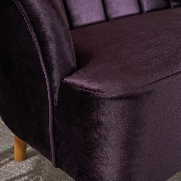 amaia modern velvet club chair by christopher knight home