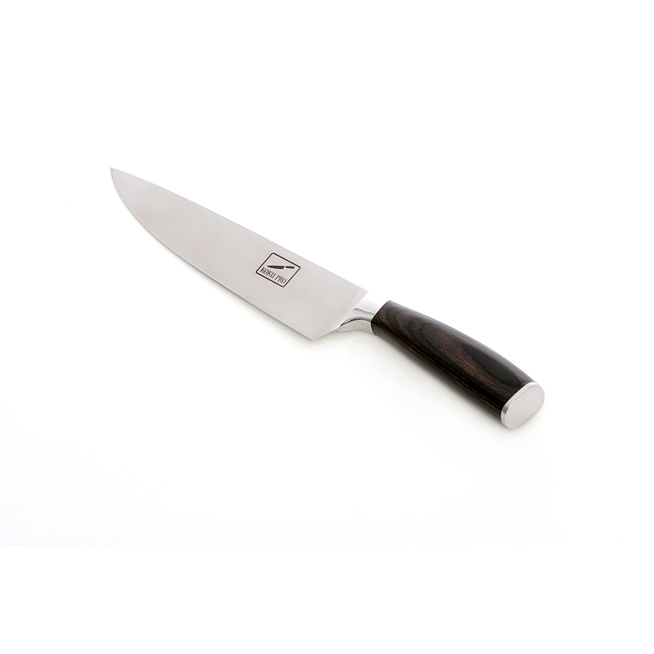 Japanese 8 in. High-Carbon Steel Full Tang Chef's Knife with Pakkawood  Handle - On Sale - Bed Bath & Beyond - 37906833