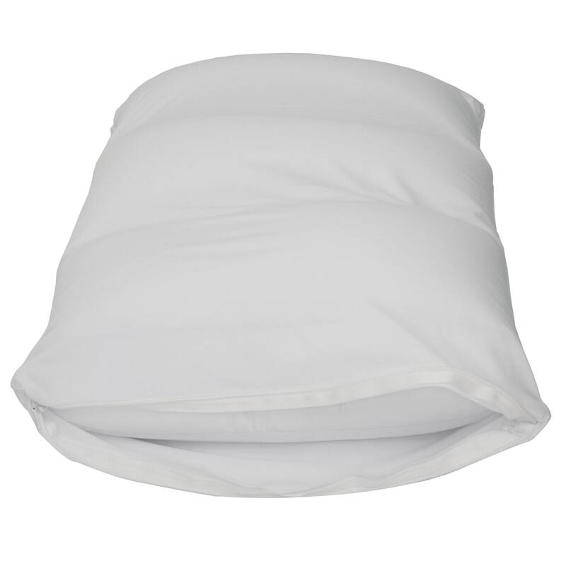 Deluxe Comfort Allergen-Free Cover For Microbead Cloud Pillow - Unique Design Adjusts To Pillow Shape