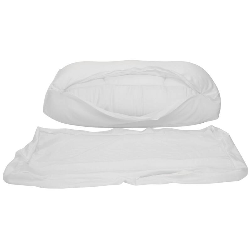 Deluxe Comfort Allergen-Free Cover For Microbead Cloud Pillow - Unique Design Adjusts To Pillow Shape