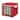 Whitmor Holiday Ornaments Storage Cube with 64 Individual Compartments - Made with Non-Woven Polypropylene Fabric
