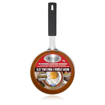 Gotham Steel Nonstick Frying Pan 5.5" Mini Cooking Ceramic Cookware