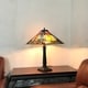 preview thumbnail 3 of 1, Tiffany Style Mission Design 2-light Dark Antique Bronze Table Lamp