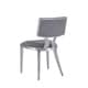 preview thumbnail 4 of 5, Somette Maya Midcentury Chair with Grey Faux Leather Seat (Set of 2)