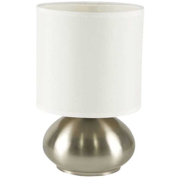 D cor Works Touch Lamp with 3 Stage Dimmable Touch Sensor Brushed