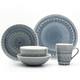 Euro Ceramica Fez 20-piece Crackle-glaze Stoneware Dinnerware Set (Service for 4)