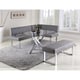 preview thumbnail 1 of 11, Somette Gene Table and Nook 2-Piece Dining Set