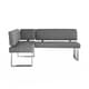 preview thumbnail 8 of 11, Somette Gene Table and Nook 2-Piece Dining Set