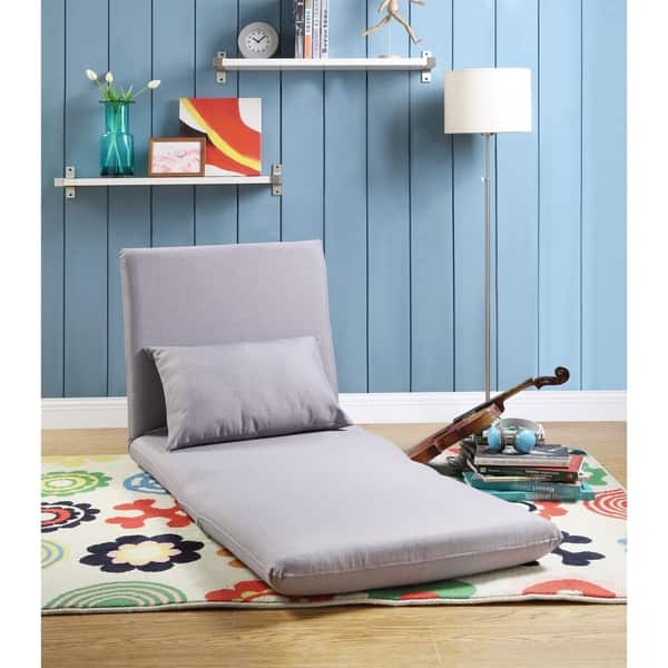 Shop Loungie Relaxie Linen 5 Position Adjustable Flip Chair