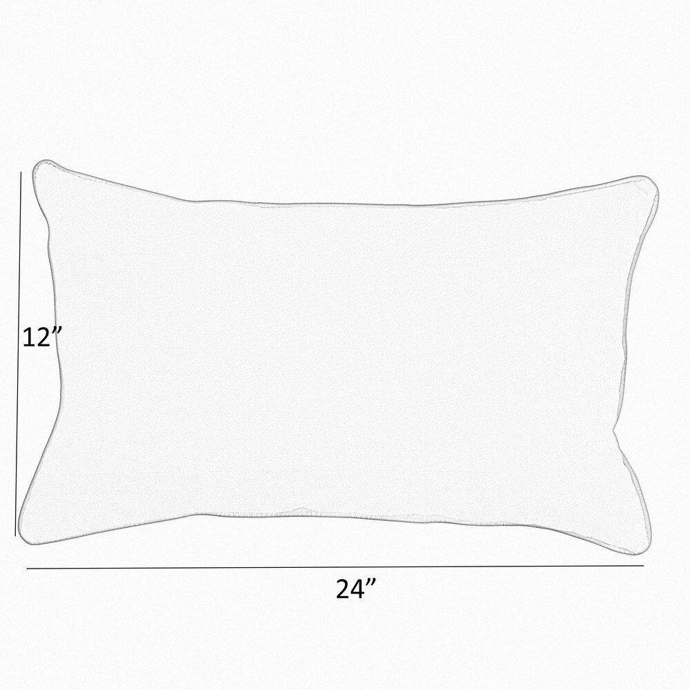 Sunbrella 20 x 13 Lumbar Pillow - Astoria Lagoon 